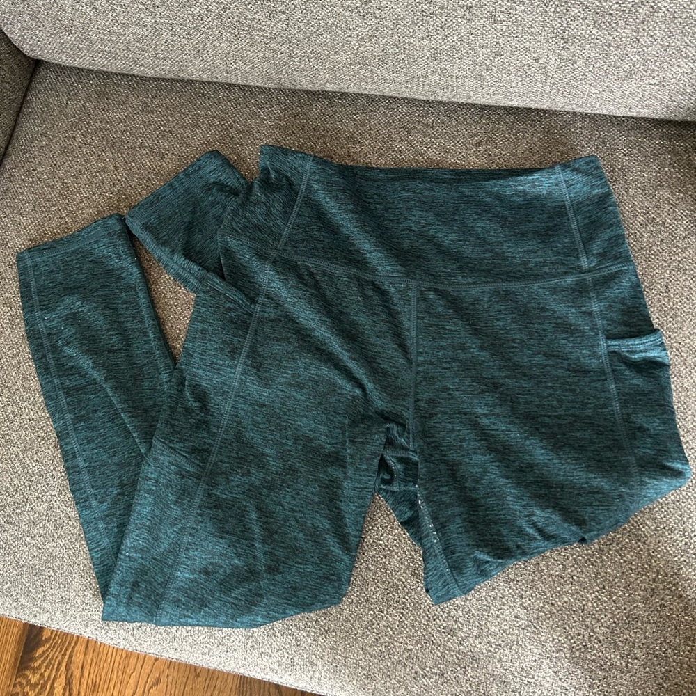 Blue leggings